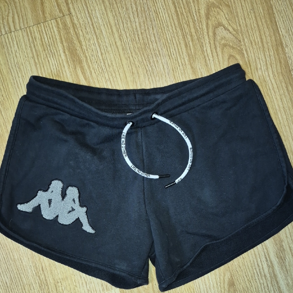 💥5/35 Kappa Black Logo Lounge Shorts - Women's Size S